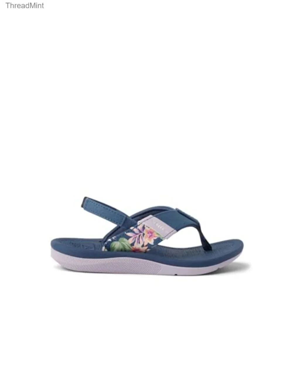 Girls Water Resistant Flip Flop Sandals with EVA Footbed